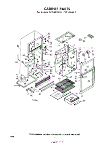 02 - Section parts for Whirlpool Refrigerator EVT14DWR0 / from AppliancePartsPros.com