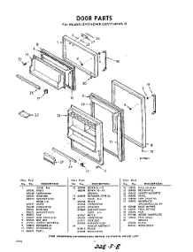 04 - Section parts for Whirlpool Refrigerator EVT14DWR0 / from AppliancePartsPros.com