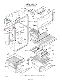 04 - Liner parts for Whirlpool Refrigerator EHT201VKWR2 / from AppliancePartsPros.com