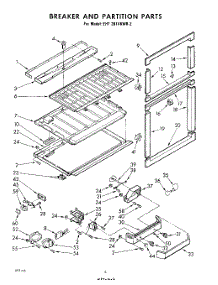 06 - Breaker And Partition parts for Whirlpool Refrigerator EHT201VKWR2 / from AppliancePartsPros.com