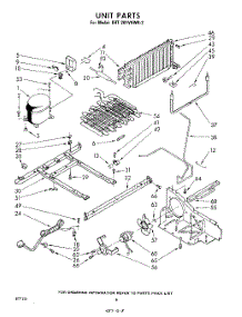 08 - Unit parts for Whirlpool Refrigerator EHT201VKWR2 / from AppliancePartsPros.com