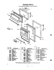 04 - Section parts for Whirlpool Refrigerator EVT14DWR1 / from AppliancePartsPros.com