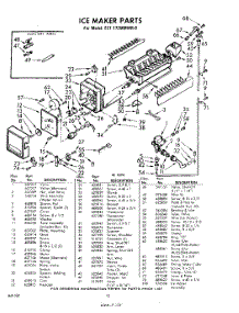 12 - Ice Maker parts for Whirlpool Refrigerator EET172MMWR0 / from AppliancePartsPros.com