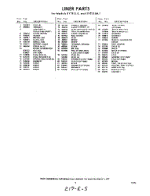 05 - Section parts for Whirlpool Refrigerator EVT15J0 / from AppliancePartsPros.com