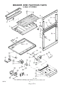 06 - Breaker And Partition parts for Whirlpool Refrigerator EET172PKWR0 / from AppliancePartsPros.com