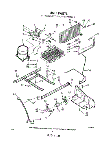08 - Unit parts for Whirlpool Refrigerator EVT15JM1 / from AppliancePartsPros.com