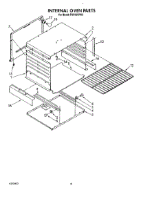 06 - Internal Oven parts for Whirlpool Range FGP355VL0 / from AppliancePartsPros.com
