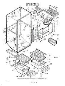 04 - Liner parts for Whirlpool Refrigerator EVT15NWR0 / from AppliancePartsPros.com