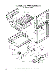 06 - Breaker And Partition parts for Whirlpool Refrigerator EVT15NWR0 / from AppliancePartsPros.com