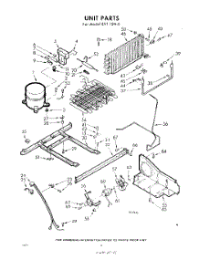 08 - Unit parts for Whirlpool Refrigerator EVT15NWR0 / from AppliancePartsPros.com