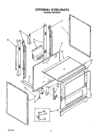04 - External Oven parts for Whirlpool Range FGP355VL1 / from AppliancePartsPros.com