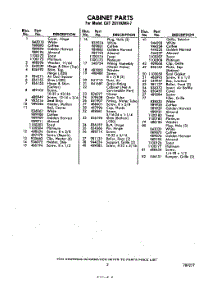 03 - Section parts for Whirlpool Refrigerator EHT201VKWR7 / from AppliancePartsPros.com