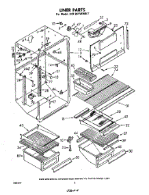 04 - Liner parts for Whirlpool Refrigerator EHT201VKWR7 / from AppliancePartsPros.com