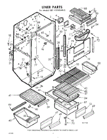 04 - Liner parts for Whirlpool Refrigerator EET172VKWR0 / from AppliancePartsPros.com