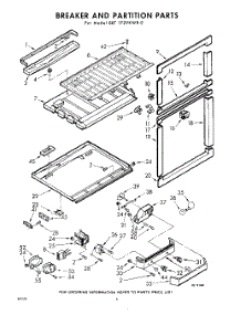 06 - Breaker And Partition parts for Whirlpool Refrigerator EET172VKWR0 / from AppliancePartsPros.com