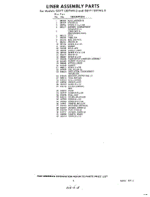 05 - Section parts for Whirlpool Refrigerator GEYT12DTWR0 / from AppliancePartsPros.com