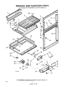 06 - Breaker And Partition parts for Whirlpool Refrigerator EVT17JMWR0 / from AppliancePartsPros.com