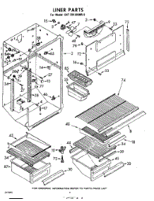 04 - Liner parts for Whirlpool Refrigerator EHT201XKWR0 / from AppliancePartsPros.com