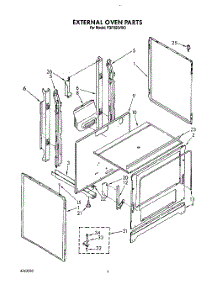 04 - External Oven parts for Whirlpool Range FGP355VL3 / from AppliancePartsPros.com