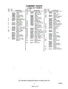 03 - Section parts for Whirlpool Refrigerator EET173EKWR0 / from AppliancePartsPros.com