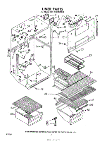 04 - Liner parts for Whirlpool Refrigerator EET173EKWR0 / from AppliancePartsPros.com