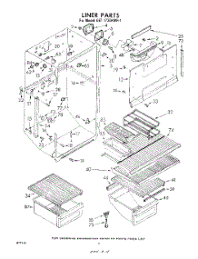 04 - Liner parts for Whirlpool Refrigerator EET173EKWR1 / from AppliancePartsPros.com