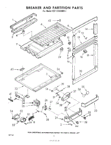 06 - Breaker And Partition parts for Whirlpool Refrigerator EET173EKWR1 / from AppliancePartsPros.com
