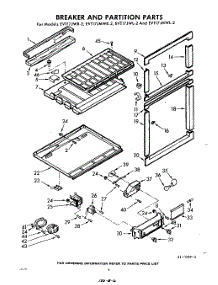 06 - Breaker And Partition parts for Whirlpool Refrigerator EVT17JMWR2 / from AppliancePartsPros.com