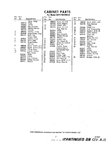 03 - Section parts for Whirlpool Refrigerator EET173ETWR0 / from AppliancePartsPros.com