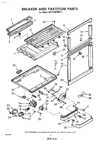 06 - Breaker And Partition parts for Whirlpool Refrigerator EET173ETWR0 / from AppliancePartsPros.com