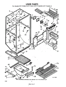 04 - Liner parts for Whirlpool Refrigerator EVT17JMWR3 / from AppliancePartsPros.com
