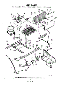 08 - Unit parts for Whirlpool Refrigerator EVT17JMWR3 / from AppliancePartsPros.com