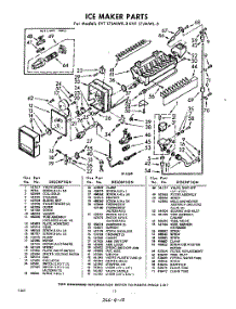 12 - Ice Maker parts for Whirlpool Refrigerator EVT17JMWR3 / from AppliancePartsPros.com