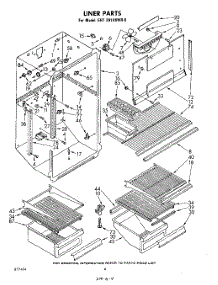 04 - Liner parts for Whirlpool Refrigerator EHT201XKWR6 / from AppliancePartsPros.com