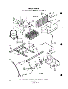 08 - Unit parts for Whirlpool Refrigerator EVT17JWR0 / from AppliancePartsPros.com