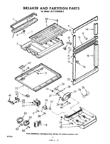 06 - Breaker And Partition parts for Whirlpool Refrigerator EET173PKWR0 / from AppliancePartsPros.com