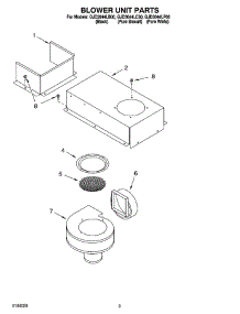 02 - Blower Unit Parts, Miscellaneous Parts parts for Whirlpool Cooktop GJD3044LP00 / from AppliancePartsPros.com