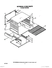 06 - Internal Oven parts for Whirlpool Range FGP357XL0 / from AppliancePartsPros.com