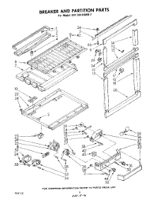 06 - Breaker And Partition parts for Whirlpool Refrigerator EHT201XKWR7 / from AppliancePartsPros.com