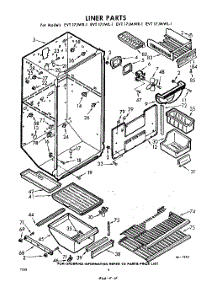 04 - Liner parts for Whirlpool Refrigerator EVT17JWR1 / from AppliancePartsPros.com