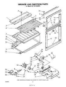 06 - Breaker And Partition parts for Whirlpool Refrigerator EHT201XKWR9 / from AppliancePartsPros.com