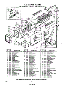 12 - Ice Maker parts for Whirlpool Refrigerator EVT17JWR2 / from AppliancePartsPros.com