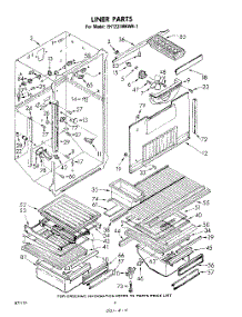 04 - Liner parts for Whirlpool Refrigerator EHT221MKWR1 / from AppliancePartsPros.com