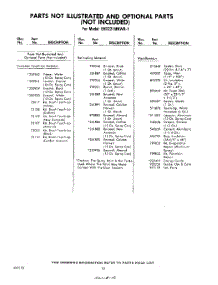 12 - Not Illustrated And Optional parts for Whirlpool Refrigerator EHT221MKWR1 / from AppliancePartsPros.com