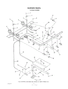 04 - Burner parts for Whirlpool Range H6358L0 / from AppliancePartsPros.com