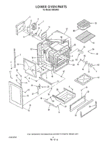06 - Lower Oven parts for Whirlpool Range H8858L0 / from AppliancePartsPros.com