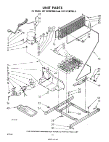 10 - Unit parts for Whirlpool Refrigerator EHT221MTWR0 / from AppliancePartsPros.com