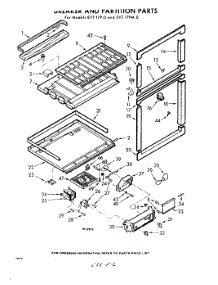 06 - Breaker And Partition parts for Whirlpool Refrigerator EVT17PWR0 / from AppliancePartsPros.com