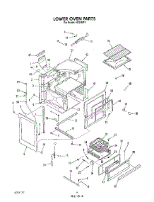 05 - Lower Oven parts for Whirlpool Range H6358L1 / from AppliancePartsPros.com