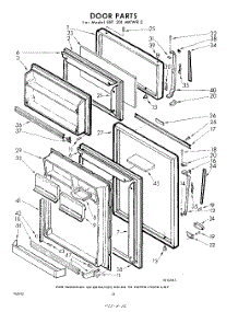 10 - Door parts for Whirlpool Refrigerator EET201MKWR0 / from AppliancePartsPros.com